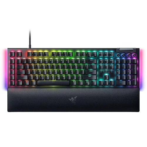 Image of Razer BlackWidow V4 -Green Mechanical Switches I 6 Dedicated Macro Keys I 2-Side Underglow and Per-Key Lighting I Mechan