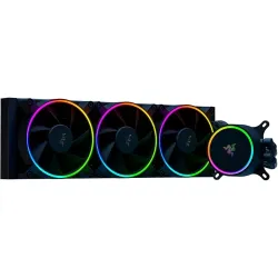 Razer Hanbo Chroma RGB All-In-One Liquid Cooler: Ultimate AIO Design - Quiet Fans - Silent Cooling - PWM Fan Controller 