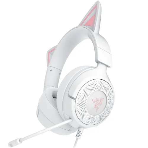 Image of Razer Kraken Kitty V3 X Wired Gaming Headset: Kitty Ears - HyperClear Cardioid Mic - 40 mm Drivers - 7.1 Surround Sound 