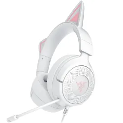 Razer Kraken Kitty V3 X Wired Gaming Headset: Kitty Ears - HyperClear Cardioid Mic - 40 mm Drivers - 7.1 Surround Sound 