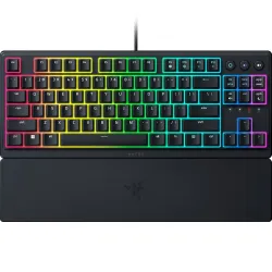 Razer Ornata V3 Tenkeyless - Low Profile Gaming Mechanical Membrane Wired Keyboard-Black-RZ03-04880100-R3M1
