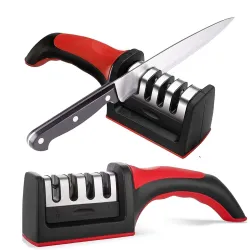 RazorSharp 4-Stage Manual Knife Sharpener Tool