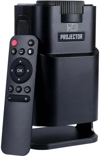Image of RB HY320 Mini 4K Support Native HD Android 11 WiFi Projector Remote Controller
