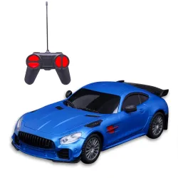 RC Car for Kids | High-Speed Remote Control Car | Rechargeable Lithium Battery | Type-C Charging | LED Headlights | Blue