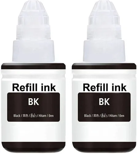 Image of R C Print ink compatible for G1010, G2000, G2010, G2012, G3000, G3010, G3012, G4010 Black - Twin Pack Ink Bottle