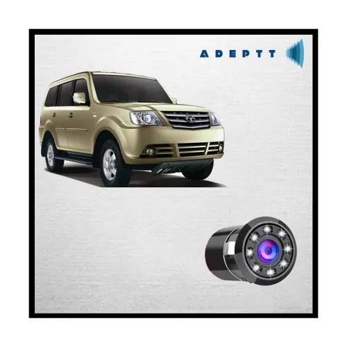 Image of RC-3780 170 Degree 8 LED Waterproof Reverse Parking Camera with Night Vision Tata Sumo Grande
