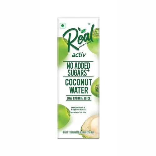 Image of Real Activ Coconut Water Tetra Pack 1L Unsweetened