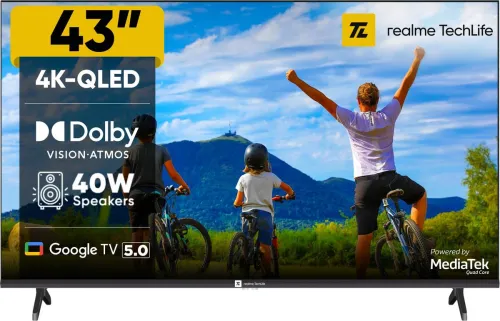 Image of realme 43inch TechLife QLED 4K Smart Google TV (43UHDGQRVSAQ)