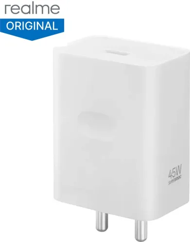 Image of realme 45 W SuperVOOC 5 A Wall Charger for Mobile (White)