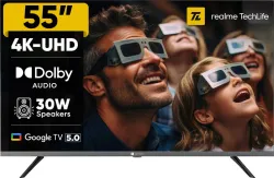 realme 55inch TechLife 4K Smart Google TV (55UHDGDRDDVB)