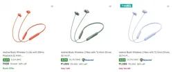 Realme Buds Neckband upto 50% discount 