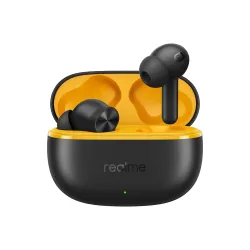 realme Buds T200 Lite Bluetooth in Ear Earbuds with mic (Volt Black)