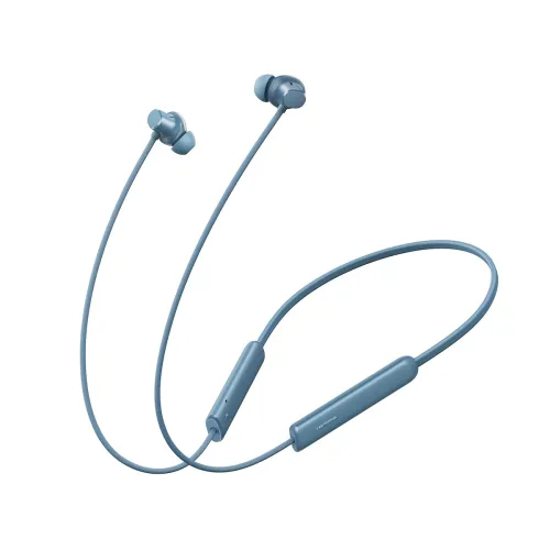 Image of realme Buds Wireless 5 Lite Bluetooth Neckband (Haze Blue)