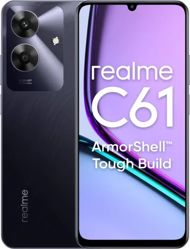 Image of realme C61 (Marble Black, 64 GB) (4 GB RAM)