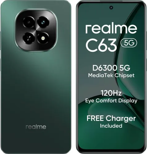Image of realme C63 5G With Charger (6/128 GB)