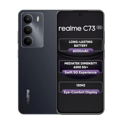 Image of realme C73 5G Smartphone 4+128GB Onyx Black