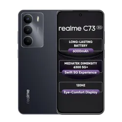 realme C73 5G Smartphone 4+128GB Onyx Black
