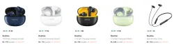 Realme earbuds & neckbands starting @ ₹769