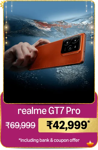 Image of realme GT 7 Pro Smartphone @ ₹42999 on Big Billion Day Sale