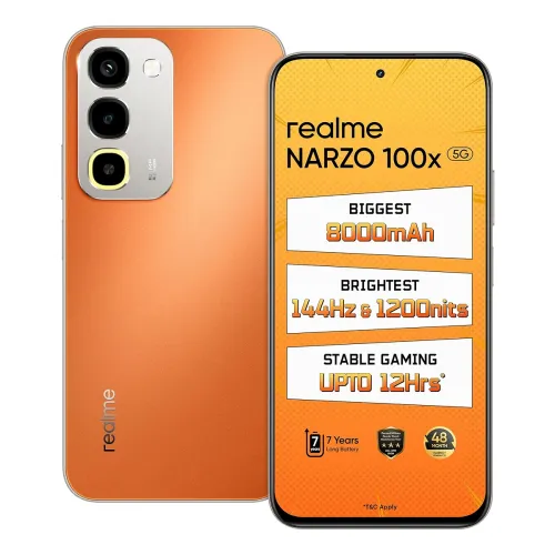 Image of realme NARZO 100x 5G (Flash Orange,6GB+128GB)
