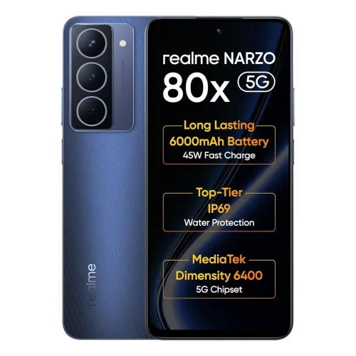 Image of realme NARZO 80x 5G (Deep Ocean,8GB+128GB) 
