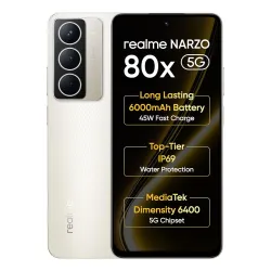 realme NARZO 80x 5G Smartphone 6+128GB Sunlit Gold