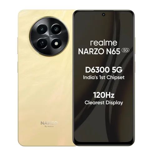 Image of realme NARZO N65 5G (Amber Gold 6GB RAM, 128GB Storage) I