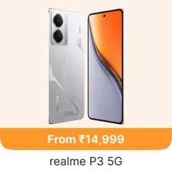 Realme P3 5G Smartphones starting at ₹14999 on Flipkart GOAT Sale