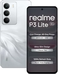 realme P3 Lite 5G Smartphone – 128GB, 4GB RAM (Lily White)