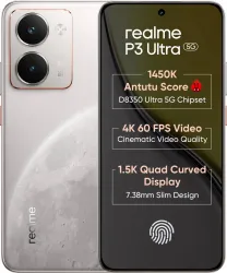 realme P3 Ultra 5G (Glowing Lunar White, 128 GB) (8 GB RAM)