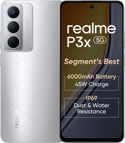 Image of realme P3x 5G (Lunar Silver, 128 GB)  (6 GB RAM)