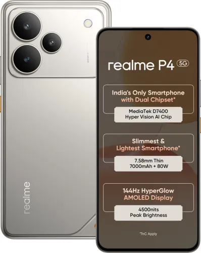 Image of realme P4 5G (Steel Grey, 128 GB) (6 GB RAM)