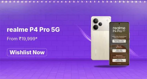 Image of Realme P4 Pro 5G @ ₹ 19999 on Flipkart big Billion Days Sale