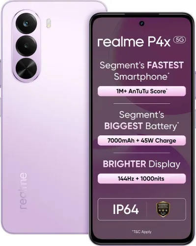 Image of realme P4x 5G (Elegant Pink, 128 GB) (8 GB RAM)