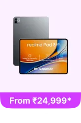 Realme Pad 3 From ₹24,999 on Flipkart Big Billion Days Sale