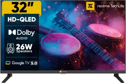 Image of realme TechLife 32inch QLED HD Smart TV (32HDGQRDDAQ)
