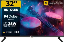 realme TechLife 32inch QLED HD Smart TV (32HDGQRDDAQ)