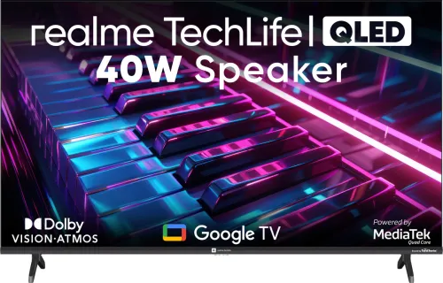 Image of realme TechLife CineSonic Q 109 cm (43 inch) QLED Ultra HD (4K) Smart Google TV (43UHDGQRVS3Q)