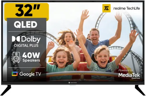 Image of realme TechLife 80 cm (32 inch) QLED HD Ready Smart Google TV