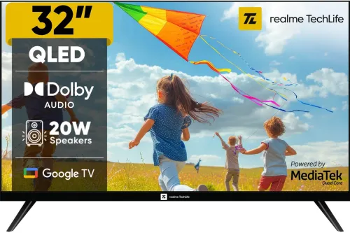 Image of realme TechLife 80 cm (32 inch) QLED HD Ready Smart Google TV
