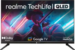 realme TechLife CineSonic 32 QLED HD Ready Smart Google TV 2025 Edition Dolby Audio, HDR10  (32HDGQRWSQQ)