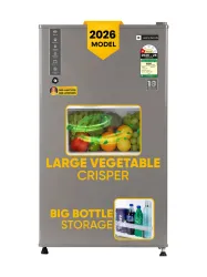 realme TechLife 100L Direct Cool Single Door Refrigerator Grey