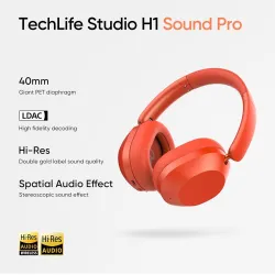 realme TechLife Studio H1 Over The Ear Over Ear Wireless Headphone with 70Hours Playtime 360° Spatial Audio