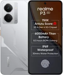 realme P3 5G (Space Silver, 128 GB)  (6 GB RAM)