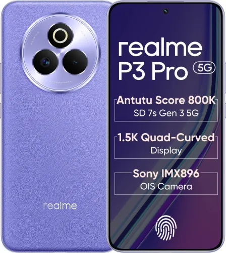 Image of realme P3 Pro 5G (Galaxy Purple, 256 GB)  (8 GB RAM)