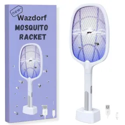 Rechargeable Anti Mosquito Racquet with Stand