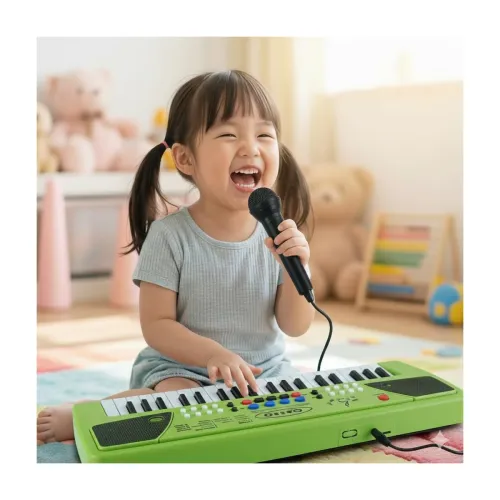 Image of Rechargeable Electronic Keyboard Piano for Kids