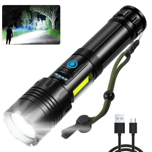 Image of Rechargeable High Lumens LED Flashlight