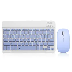  Rechargeable Portable Wireless Keyboard Mouse Set for Apple iPad iPhone