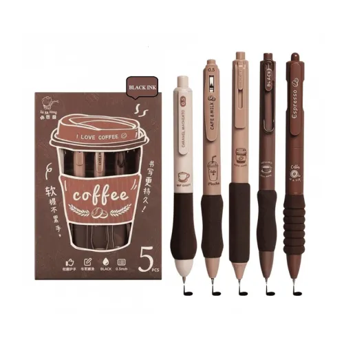 Image of Recluse Cute Gel Pens Set (5 Pcs)